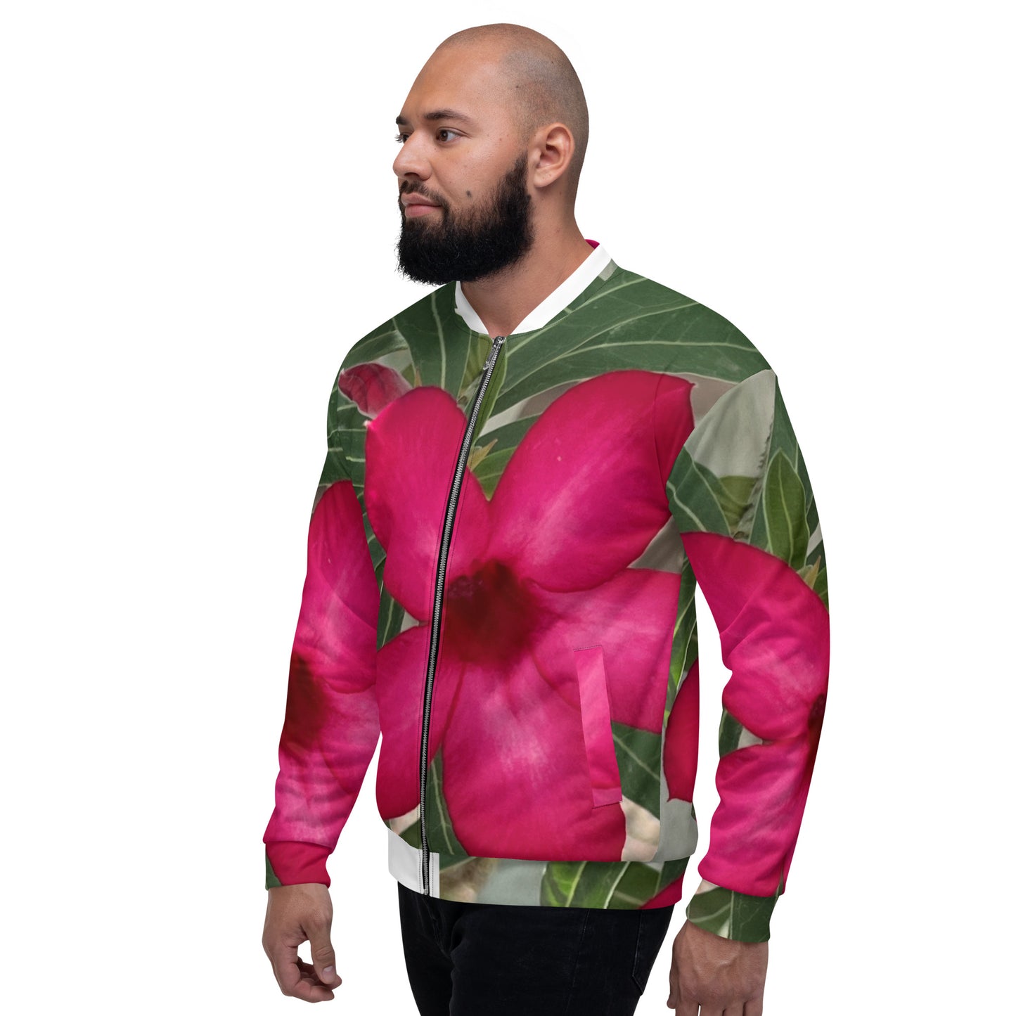 Floral Unisex Bomber Jacket
