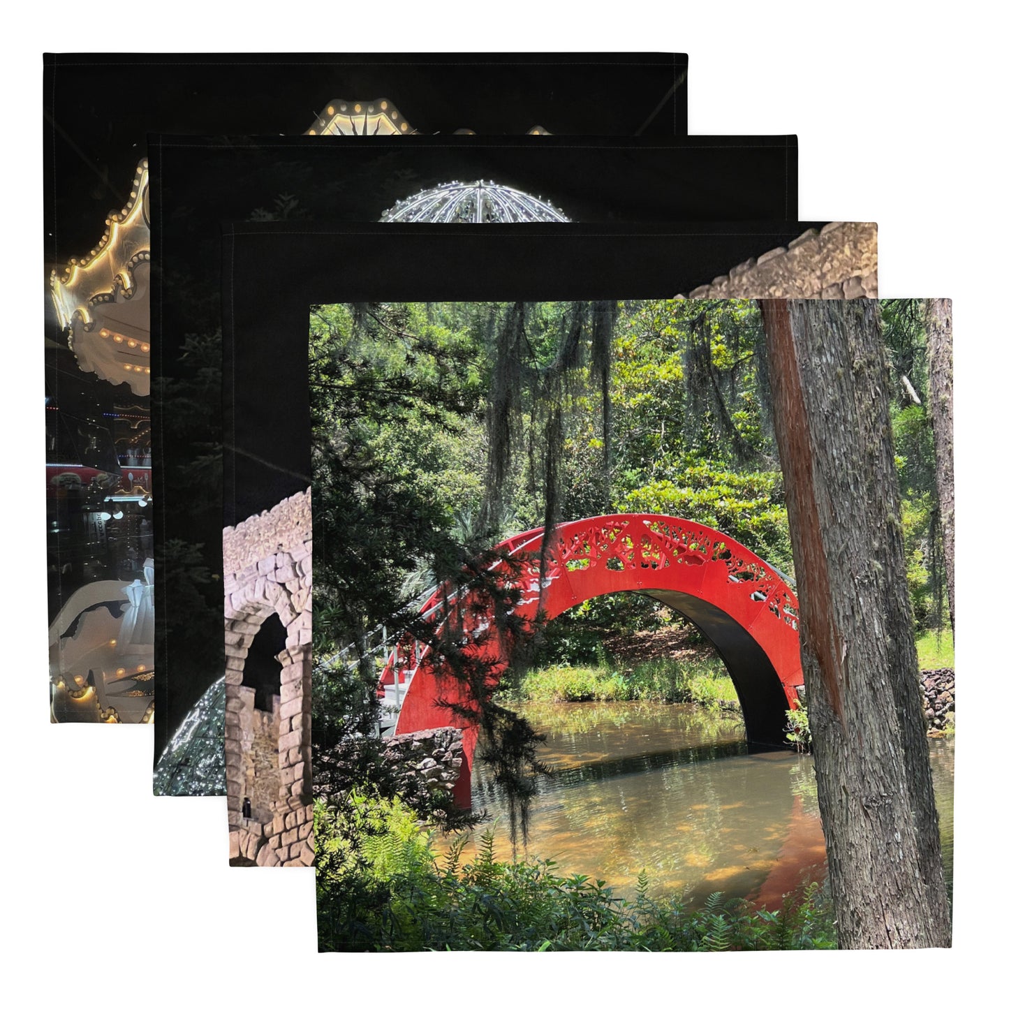 Travel Scenes Cloth napkin set