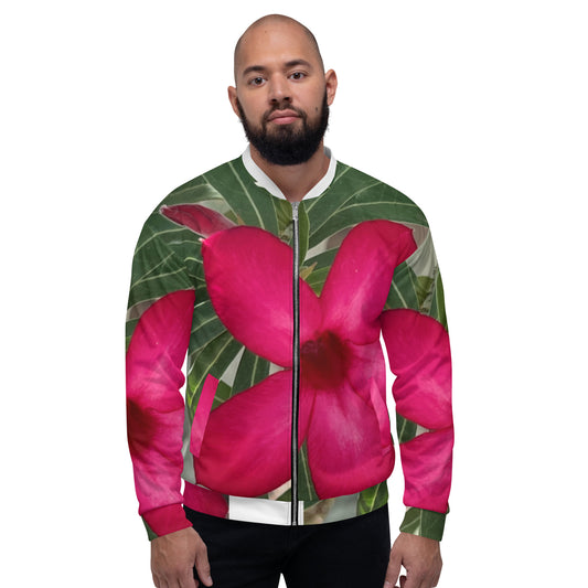 Floral Unisex Bomber Jacket
