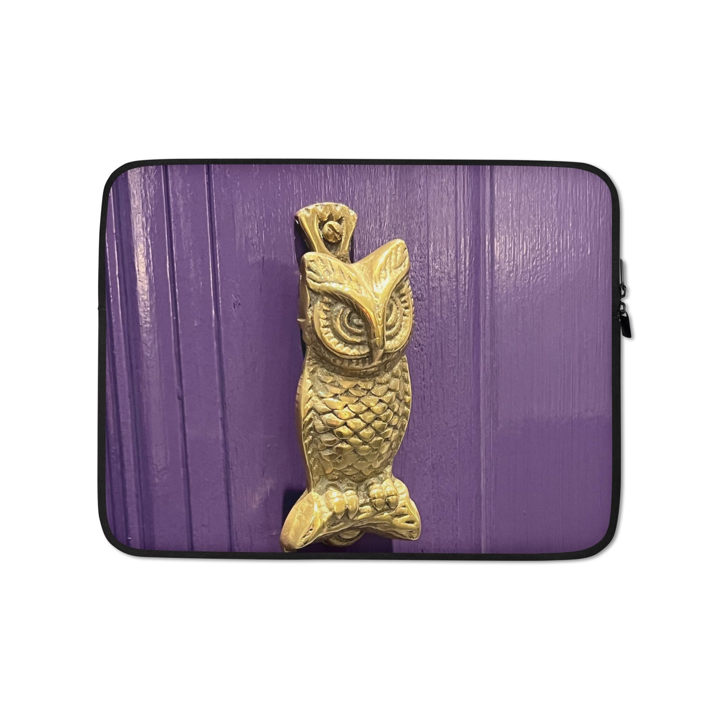 Owl Purple Background Laptop Sleeve - Scotland Collection
