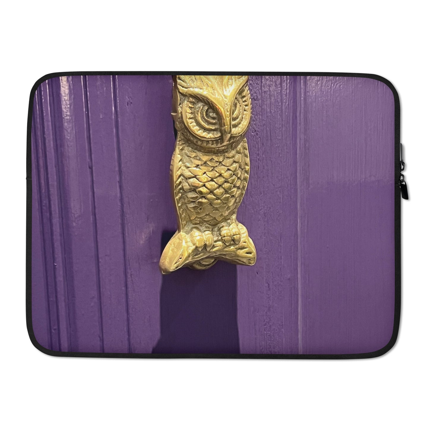Owl Purple Background Laptop Sleeve - Scotland Collection