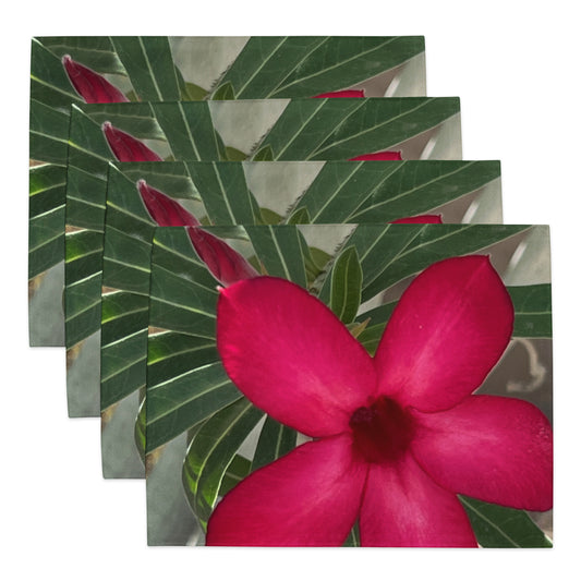 Floral Fushia Placemat Set