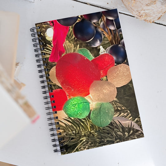Christmas Ornament Spiral notebook - Georgia Collection